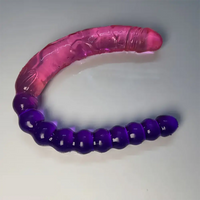 17.8in Long Double-headed Dildo Adult Toy Women Anal Vulva Dual-use