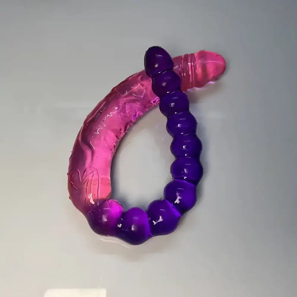 17.8in Long Double-headed Dildo Adult Toy Women Anal Vulva Dual-use