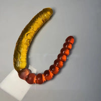 17.8in Long Double-headed Dildo Adult Toy Women Anal Vulva Dual-use