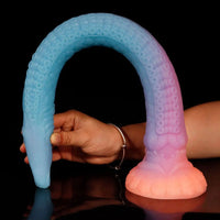 17.91in Super Big Long Silicone Soft Snake Dildo For Sex Masturbator