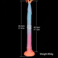 17.91in Super Big Long Silicone Soft Snake Dildo For Sex Masturbator