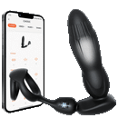 Starship Prostate Massager Vibrating Inflating Expanding Anal Toy with Dual Rings