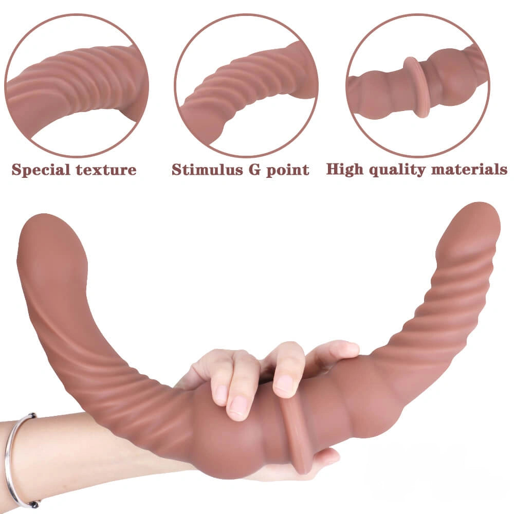 17in Dual Heads Dildo For Gay Lesbian Couples Play