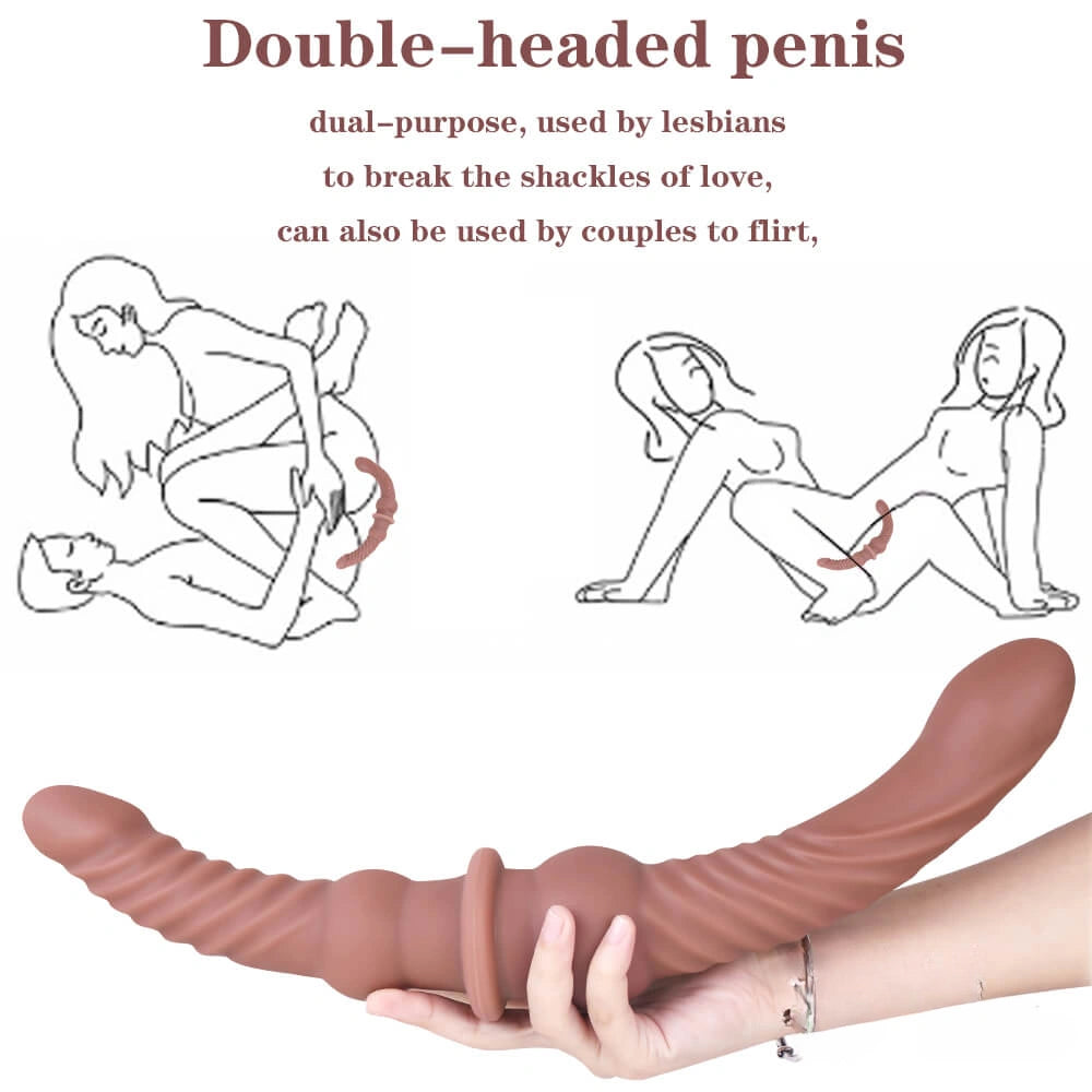17in Dual Heads Dildo For Gay Lesbian Couples Play