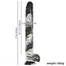17in Extra Long Huge PVC Oversized Anal Dildo For Women Couples