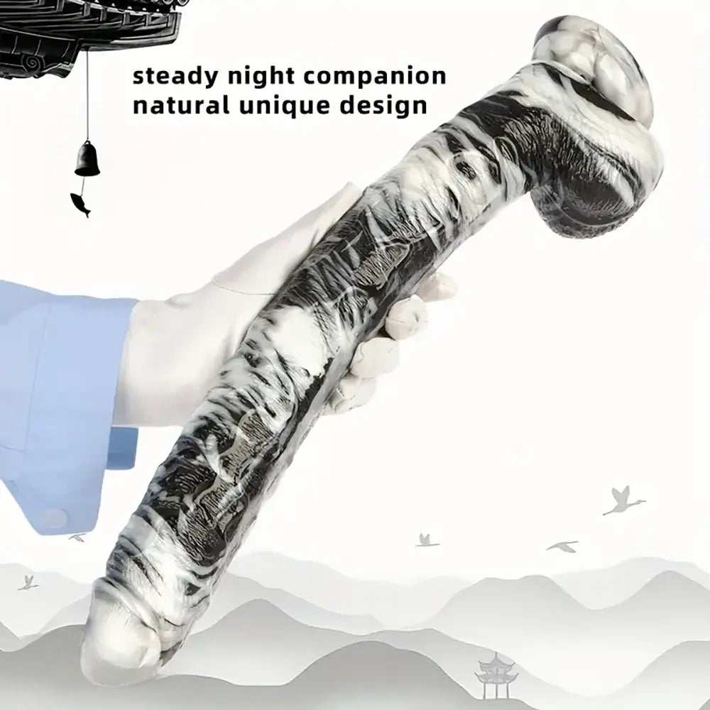17in Extra Long Huge PVC Oversized Anal Dildo For Women Couples