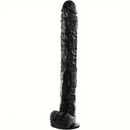 17in Prostate Gland Massage PVC Huge Black Long Dildo For Women