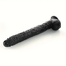 17in Prostate Gland Massage PVC Huge Black Long Dildo For Women