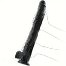 17in Prostate Gland Massage PVC Huge Black Long Dildo For Women