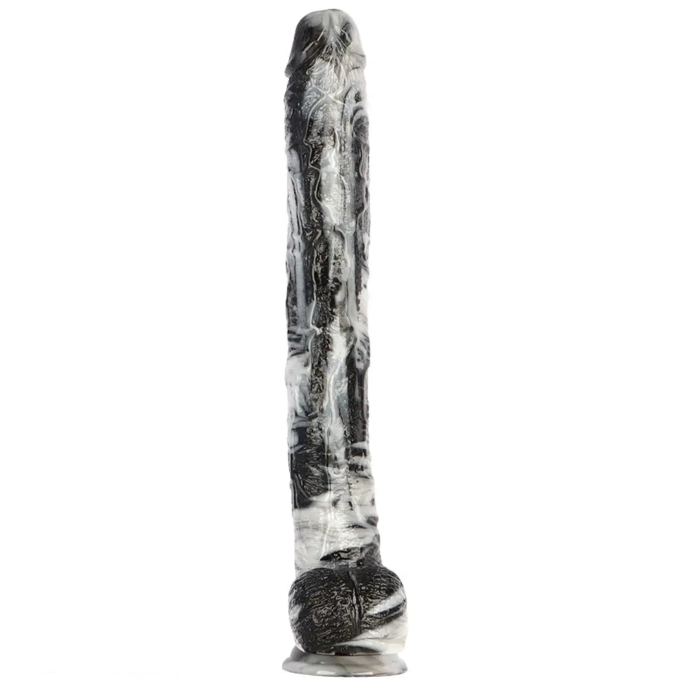 17in Super Large Long PVC Cock Dildo For Hands free Sex Vaginal Orgasm