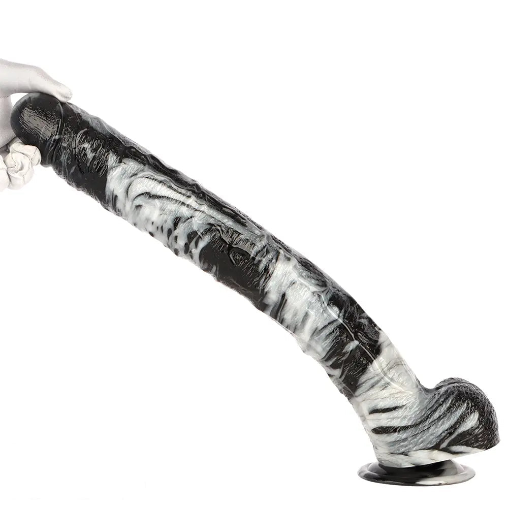 17in Super Large Long PVC Cock Dildo For Hands free Sex Vaginal Orgasm