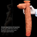 17in Super Large Long Silicone Soft Dual Density Anal Dildo For Males