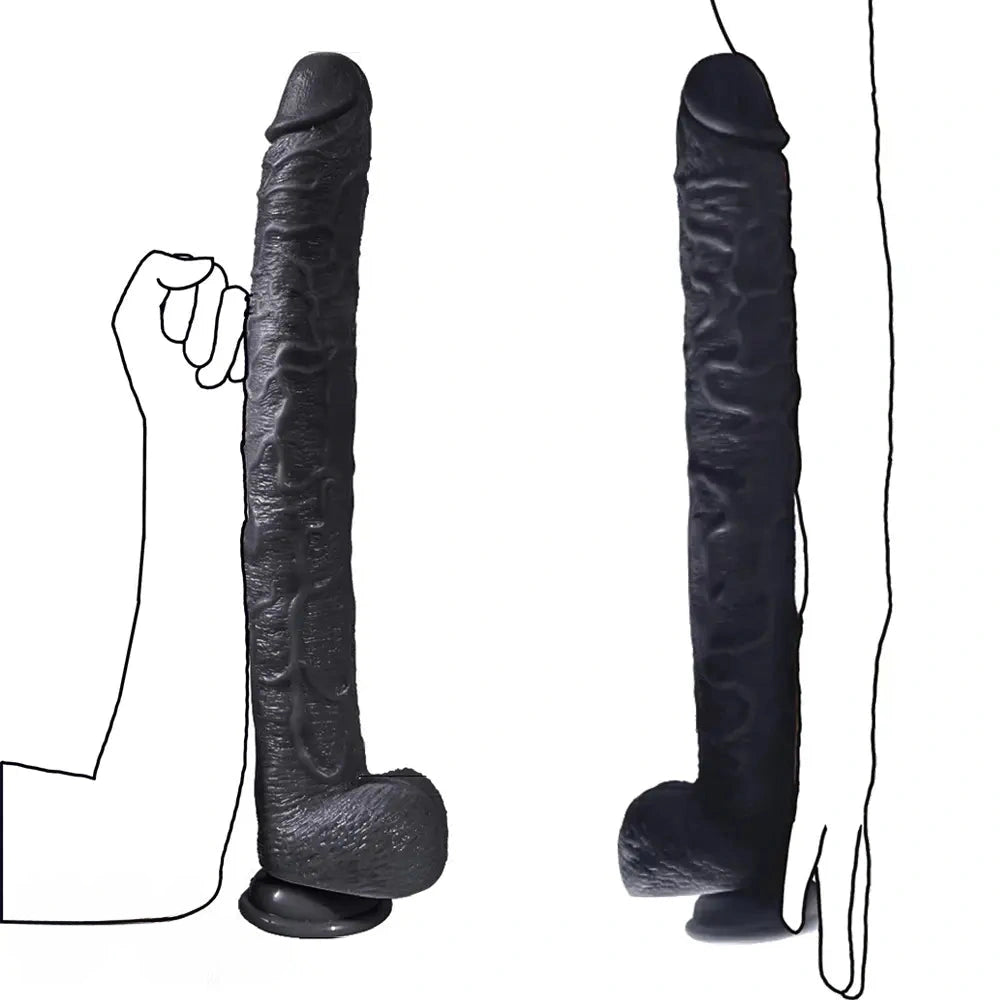 17in Super Long Huge Dildo Unisex Gode Dildo with Suction Cup Phallus