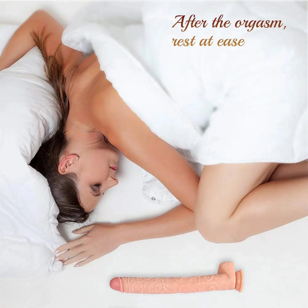 17in Super Long Huge Dildo Unisex Gode Dildo with Suction Cup Phallus