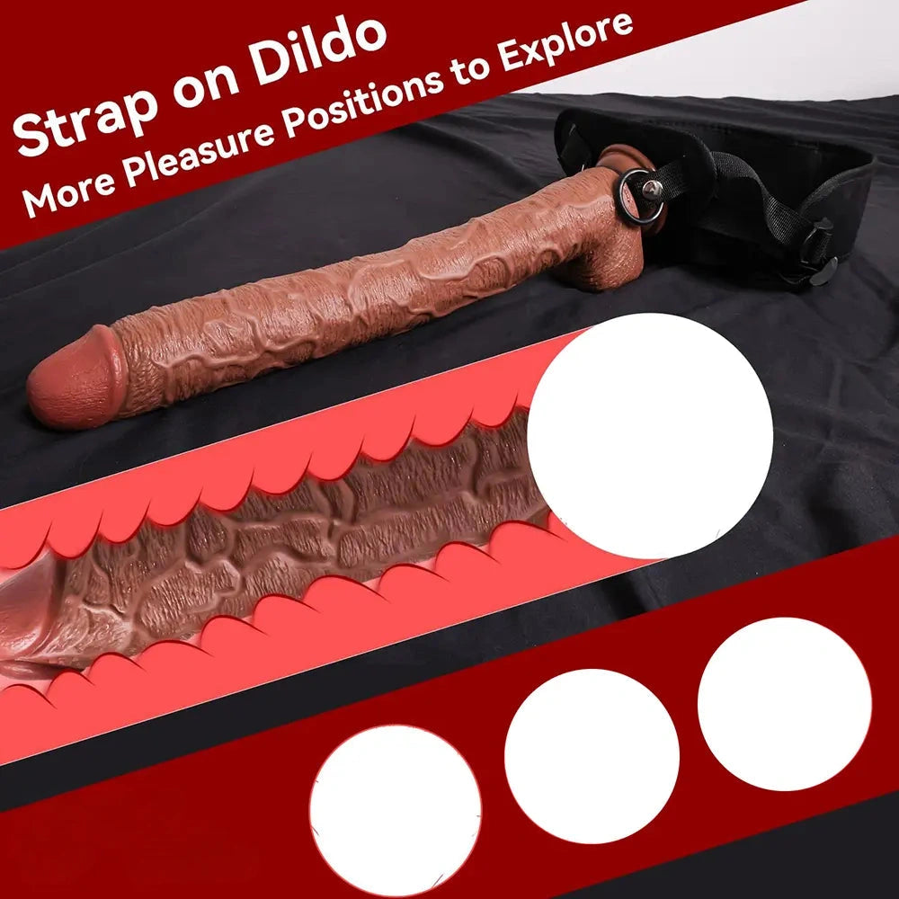 17in Super Long Huge Dildo Unisex Gode Dildo with Suction Cup Phallus