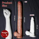 17in Super Long Huge Dildo Unisex Gode Dildo with Suction Cup Phallus