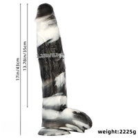 17in Super Long Huge PVC Realistic Dildo With Hands-Free Suction Cup