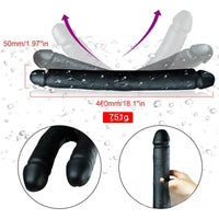 18.1 In Super Long Realistic Skin Texture Dildo For Gay Lesbian