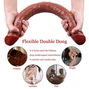 18.1 In Super Long Realistic Skin Texture Dildo For Gay Lesbian