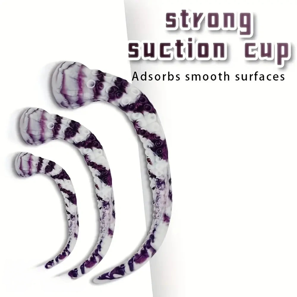 18.11in 19.68in 22.04in Super Long Deep Sea Octopus Tentacles Anal Dildo