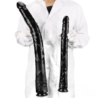 18.11in 22.83in Super Big Long Black Dildo BDSM Sex Toy For Anal Sex
