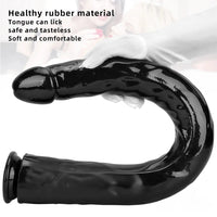 18.11in 22.83in Super Big Long Black Dildo BDSM Sex Toy For Anal Sex