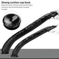 18.11in 22.83in Super Big Long Black Dildo BDSM Sex Toy For Anal Sex