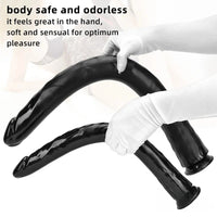 18.11in 22.83in Super Big Long Black Dildo BDSM Sex Toy For Anal Sex
