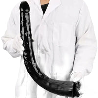 18.11in 22.83in Super Big Long Black Dildo BDSM Sex Toy For Anal Sex