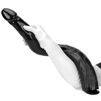 18.11in 22.83in Super Big Long Black Dildo BDSM Sex Toy For Anal Sex