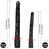 18.11in 22.83in Super Big Long Black Dildo BDSM Sex Toy For Anal Sex