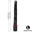 18.11in 22.83in Super Big Long Black Dildo BDSM Sex Toy For Anal Sex