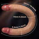 18.1in Dual Sided Silicone Dildo Anal G-spot Stimulator Adult Product