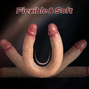 18.1in Dual Sided Silicone Dildo Anal G-spot Stimulator Adult Product