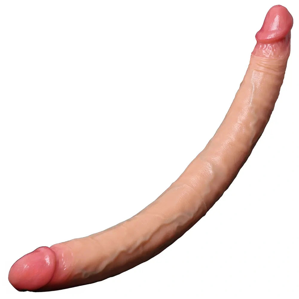 18.1in Dual Sided Silicone Dildo Anal G-spot Stimulator Adult Product