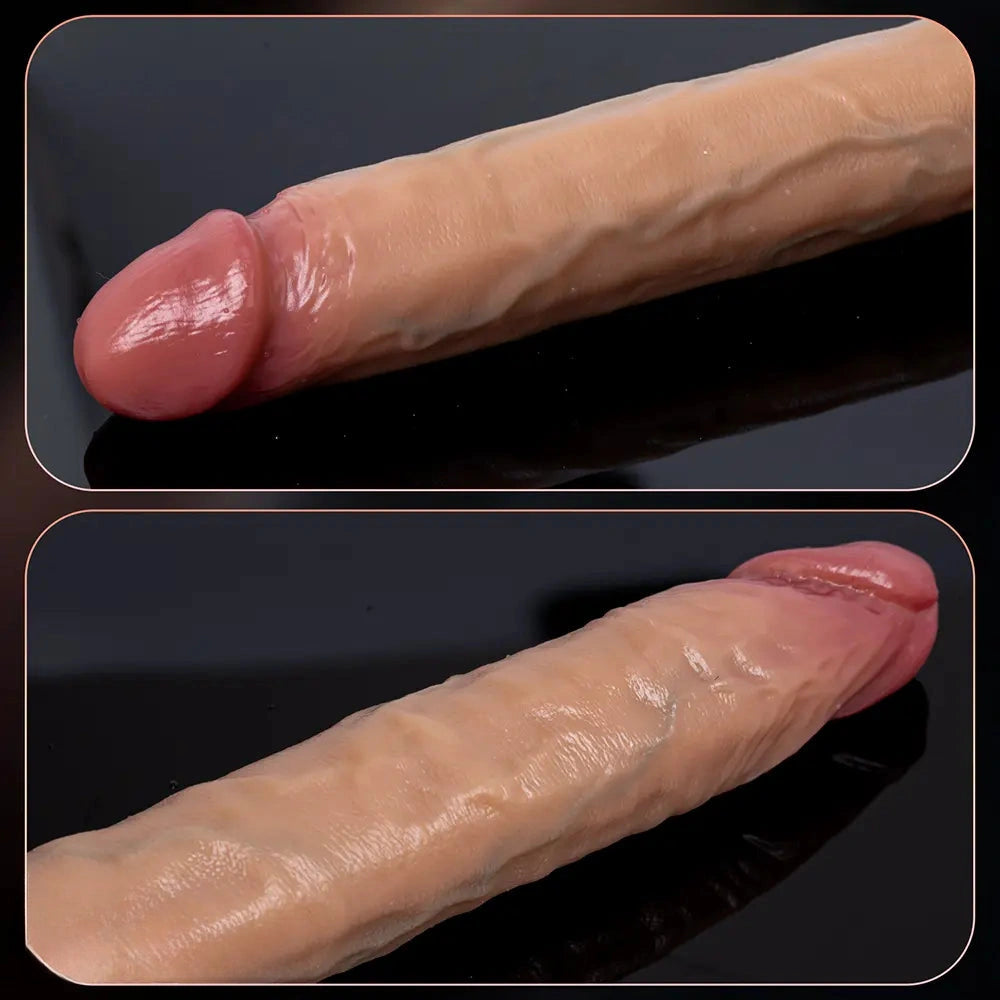 18.1in Dual Sided Silicone Dildo Anal G-spot Stimulator Adult Product