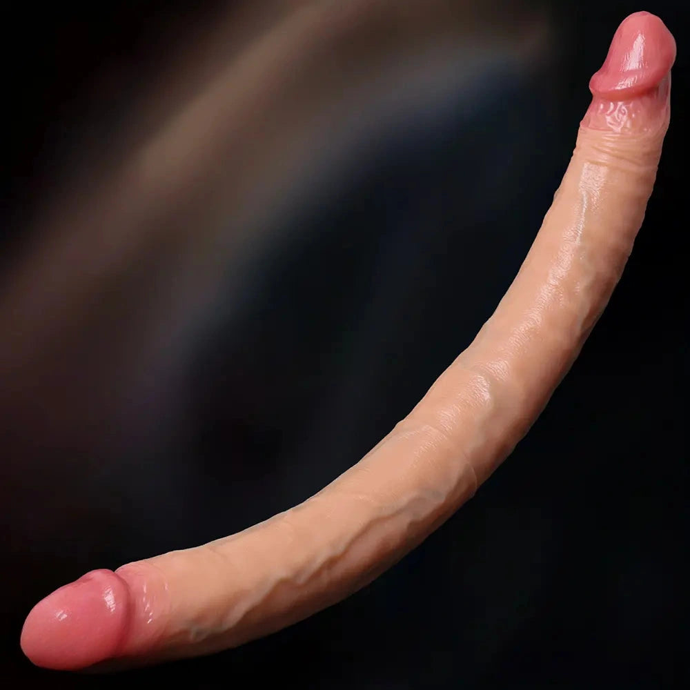 18.1in Dual Sided Silicone Dildo Anal G-spot Stimulator Adult Product