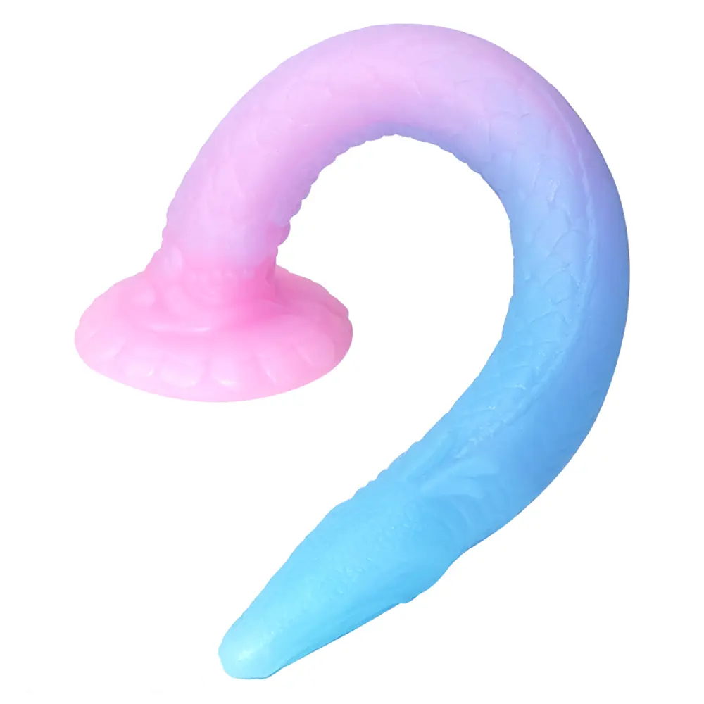 18.1in Luminous Soft Dragon Big Animal Tentacle Dildo For Female Sex