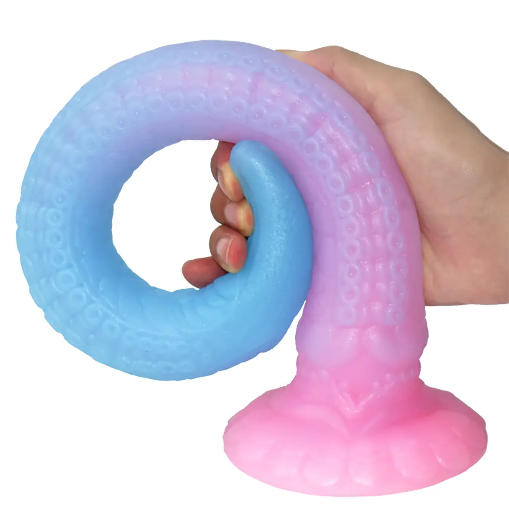 18.1in Luminous Soft Dragon Big Animal Tentacle Dildo For Female Sex