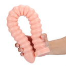18.31in Extra Long PVC Huge Dildo Spiral Beads Anal Butt Plug