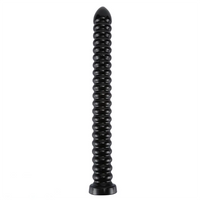 18.31in Extra Long PVC Huge Dildo Spiral Beads Anal Butt Plug