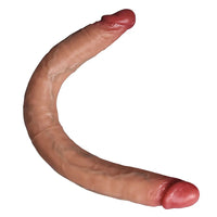 18.3in Dual Sided Dildo Soft Big Silicone Cock For Women And Couples