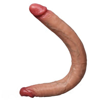 18.3in Dual Sided Dildo Soft Big Silicone Cock For Women And Couples