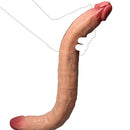 18.3in Dual Sided Dildo Soft Big Silicone Cock For Women And Couples