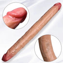 18.3in Dual Sided Dildo Soft Big Silicone Cock For Women And Couples