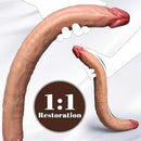 18.3in Dual Sided Dildo Soft Big Silicone Cock For Women And Couples