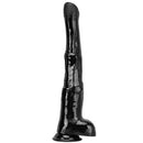 18.5in Extra Big Long Black Dildo Real BDSM Animal Horse Penis Sex Toy
