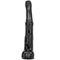18.5in Extra Big Long Black Dildo Real BDSM Animal Horse Penis Sex Toy