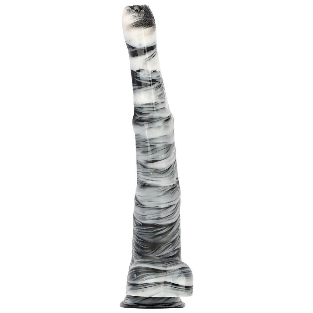 18.9in Mixed Color Big Alternative Animal Super Long Horse Penis Dildo