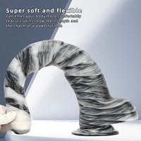 18.9in Mixed Color Big Alternative Animal Super Long Horse Penis Dildo